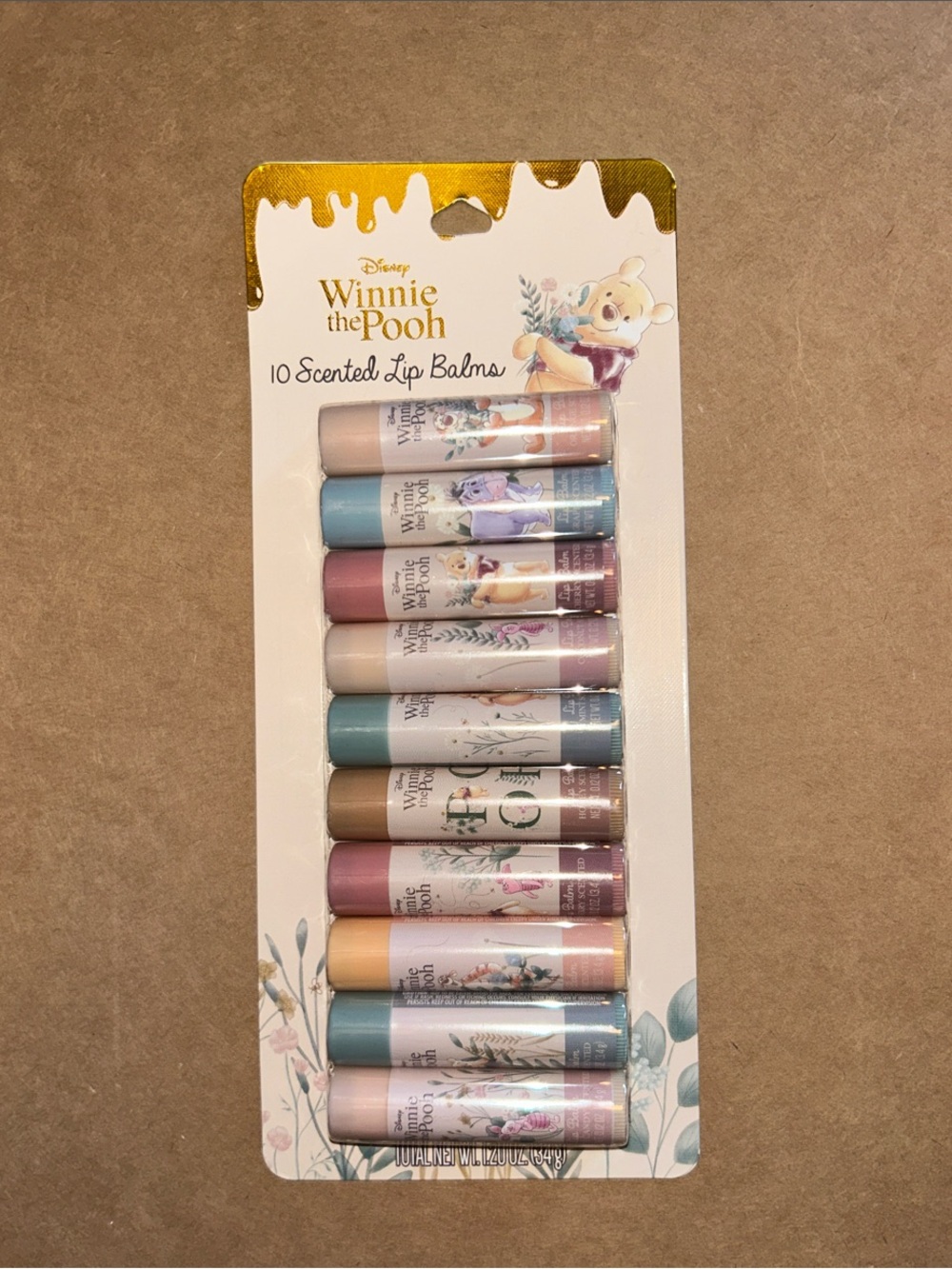 Winnie the Pooh Pastel Lip Balm Set - Multicolor